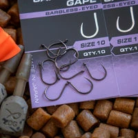 Matrix X9 Carp Wide Gape Barbless Eyed Hooks